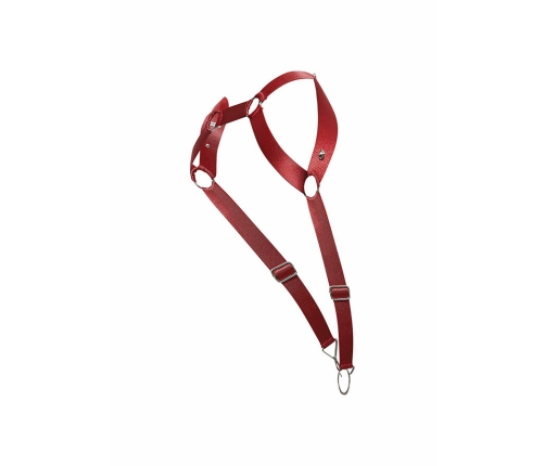 MOB - DNGEON RED STRAIGHT BACK HARNESS ONE SIZE