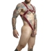 MOB - DNGEON RED CROSSED PENIS HARNESS ONE SIZE