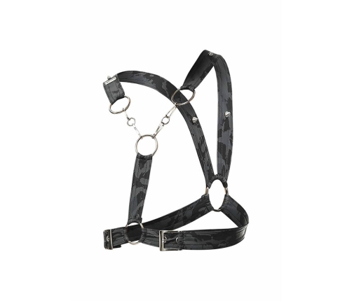 MOB - DNGEON SILVER HARNESS WITH CHAINS ONE SIZE