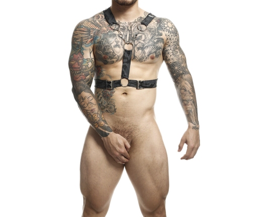 MOB - DNGEON SILVER HARNESS WITH CHAINS ONE SIZE