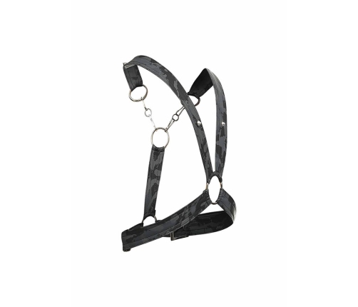 MOB - DNGEON SILVER HARNESS WITH CHAINS ONE SIZE