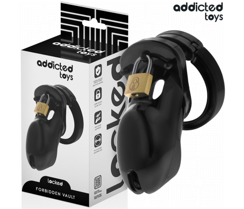 ADDICTED TOYS LOCKED - FORBIDDEN VAULT PENIS CAGE 10 CM