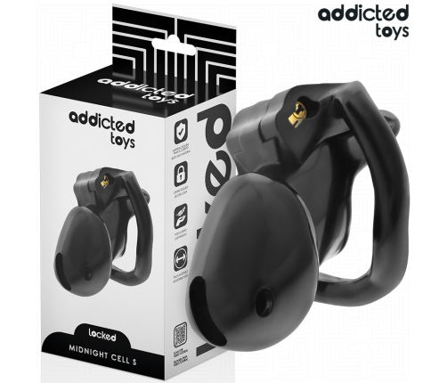 ADDICTED TOYS LOCKED - MINDNIGHT CELL PENIS CAGE SIZE S 4.8 CM