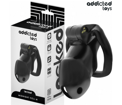 ADDICTED TOYS LOCKED - MINDNIGHT CELL PENIS CAGE 4.2 CM SIZE M