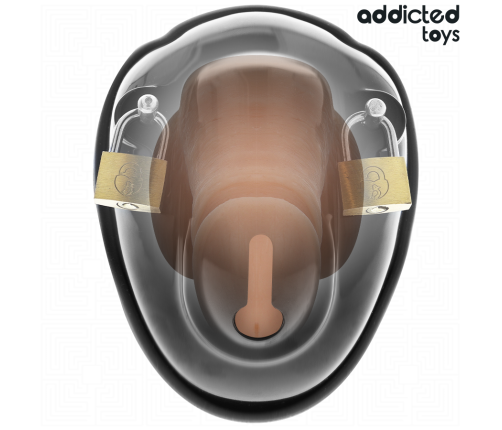 ADDICTED TOYS LOCKED - KEYLESS RESTRAINT PENIS CAGE 11.5 CM