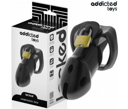 ADDICTED TOYS LOCKED - UNBROKEN DEN PENIS CAGE 9.8 CM
