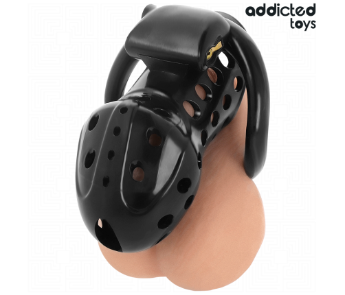ADDICTED TOYS LOCKED - CHAINED HOLLOW PENIS CAGE 10.5 CM