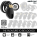 ADDICTED TOYS LOCKED - OBSIDIAN HOLD PENIS CAGE SIZE S