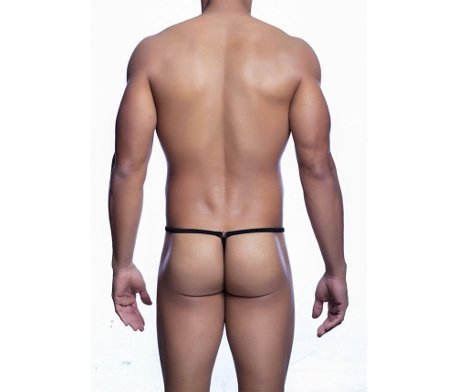 MOB - BLACK TEAR-SHAPED THONG SIZE S/M