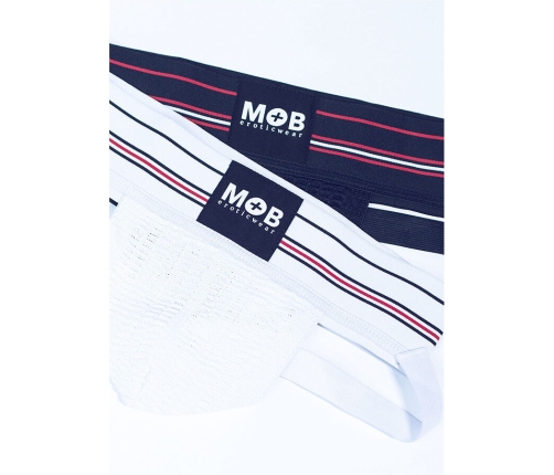 MOB - CLASSIC WHITE THONG SIZE M