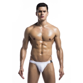 MOB - WHITE FETISH JOCKSTRAP SWIMSUIT SIZE S