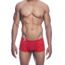 MOB - RED LACE BOXER SIZE S/M
