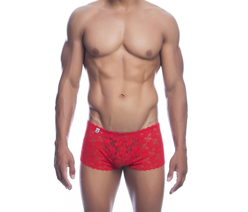 MOB - RED LACE BOXER SIZE S/M