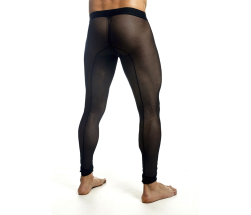 MOB - BLACK TRANSPARENT TIGHTS SIZE XL