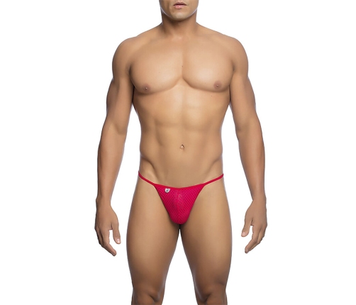 MOB - RED MICROFIBER V-STRING SIZE S/M