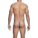 MOB - TRANSPARENT T-SHAPED THONG AQUA SIZE L/XL