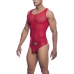 MOB - RED TRANSPARENT BODYSHEER SIZE S/M