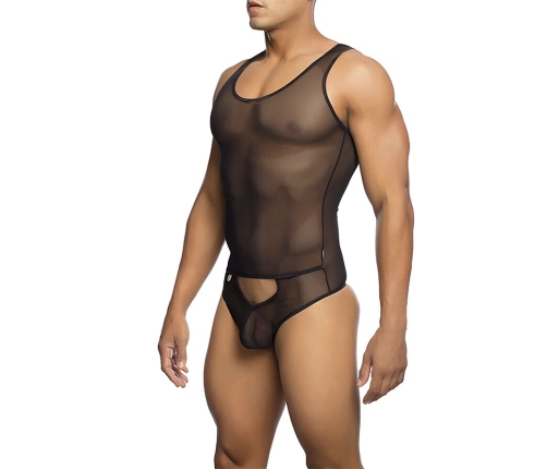 MOB - TRANSPARENT BLACK BODYSHEER SIZE S/M