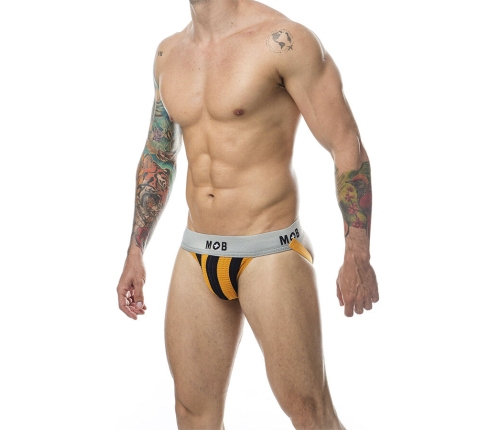 MOB - CLASSIC JOCK STRIPE ORANGE SIZE XL