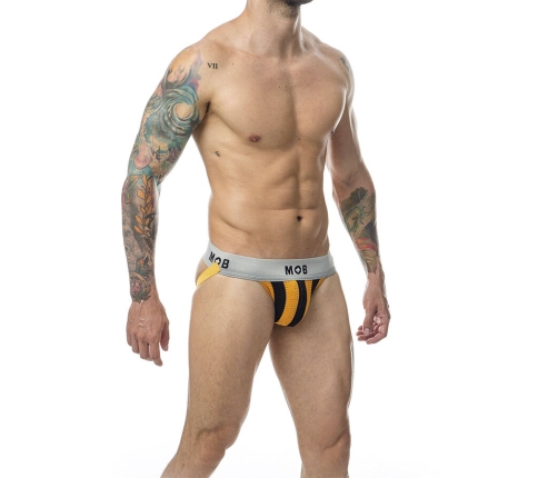 MOB - CLASSIC JOCK STRIPE ORANGE SIZE XL