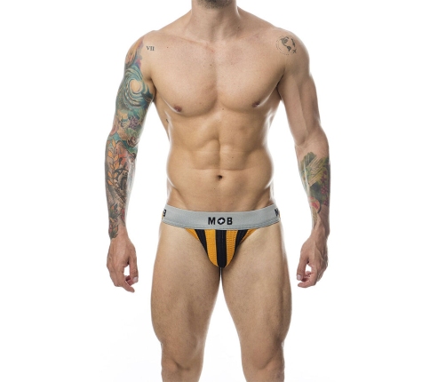 MOB - CLASSIC JOCK STRIPE ORANGE SIZE XXL
