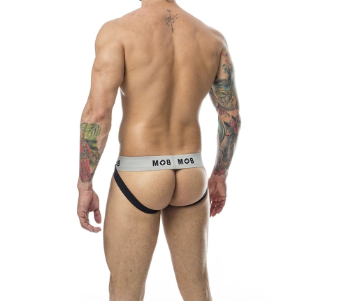 MOB - CLASSIC STRIPE WHITE JOCK SIZE XL
