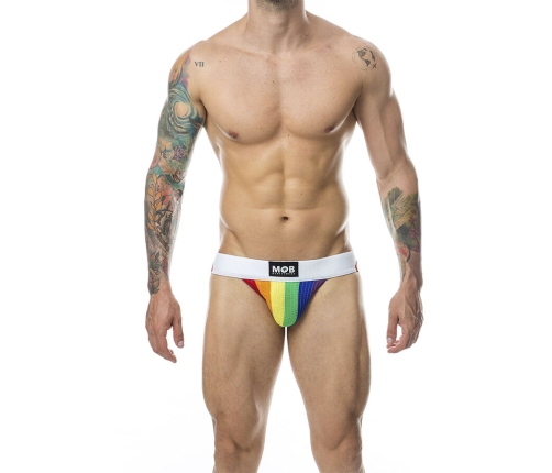 MOB - CLASSIC JOCK STRIPE RAINBOW SIZE M