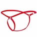 MOB - RED TEAR-SHAPED THONG SIZE L/XL
