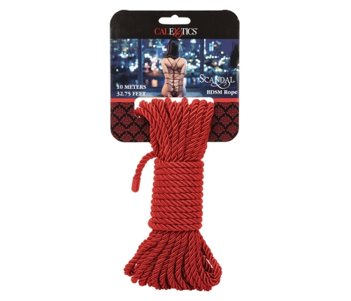 CALEXOTICS - SCANDAL CUERDA BDSM ROJA 10 M