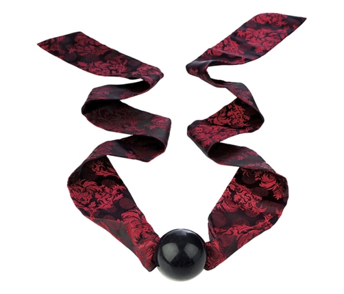 CALEXOTICS - SCANDAL MORDAZA DE BOLA CON LAZO NEGRO/ROJO