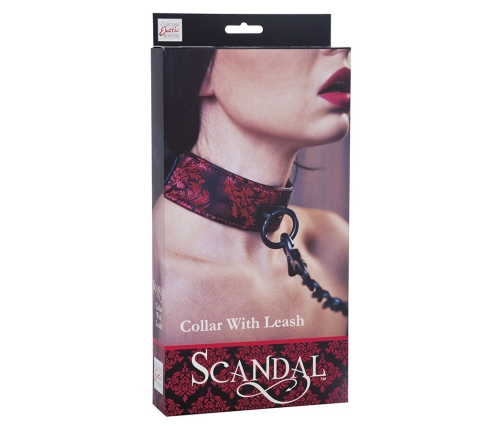 CALEXOTICS - SCANDAL COLLAR CON CORREA NEGRA