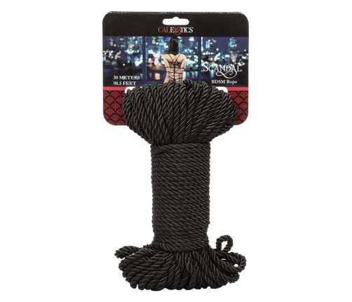 CALEXOTICS - SCANDAL CUERDA BDSM NEGRA 30 M