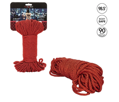 CALEXOTICS - SCANDAL CUERDA BDSM ROJA 30 M