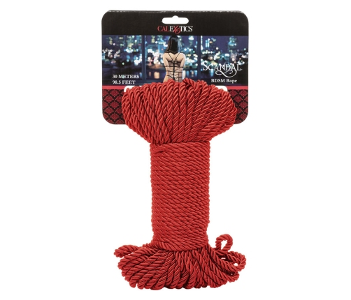 CALEXOTICS - SCANDAL CUERDA BDSM ROJA 30 M
