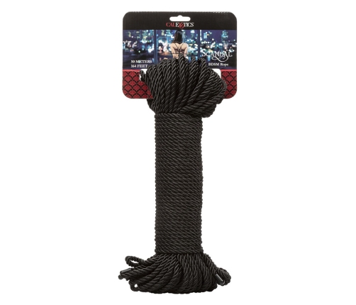 CALEXOTICS - SCANDAL CUERDA BDSM NEGRA 50 M