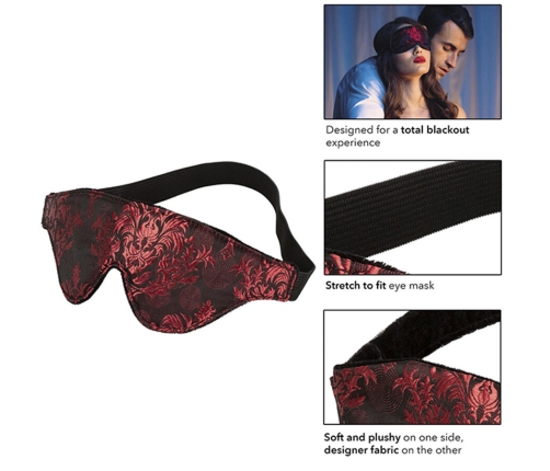 CALEXOTICS - SCANDAL ANTIFAZ OPACO DETALLES ROJO