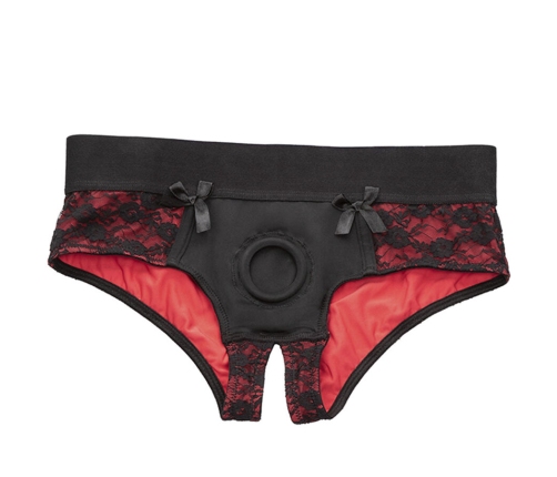 CALEXOTICS - SCANDAL SET DE BRAGUITAS SIN ENTREPIERNAS CON DILDO TALLA L/XL