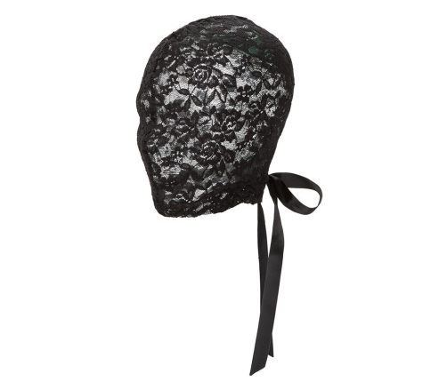 CALEXOTICS - SCANDAL PASAMONTAÑAS DE ENCAJE NEGRO CON LAZO