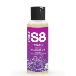 STIMUL8 - S8 VITALIZE EROTIC MASSAGE OIL LIME 50 ML