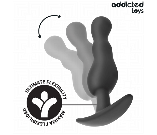 ADDICTED TOYS - SET OF 3 ANAL PLUG SILICONE MODEL 1