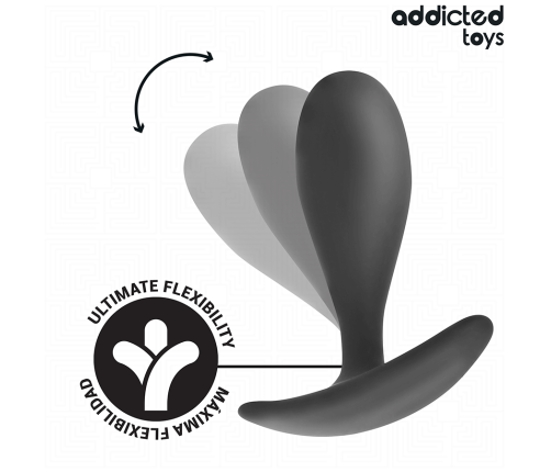 ADDICTED TOYS - SET OF 3 ANAL PLUG SILICONE MODEL 2