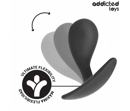 ADDICTED TOYS - SET DE 3 PLUG ANAL SILICONA MODELO 3