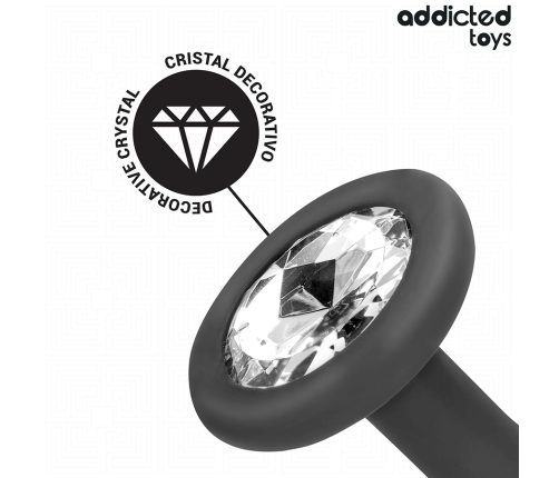 ADDICTED TOYS - SET DE 3 PLUG SILICONA ANAL CON JOYA