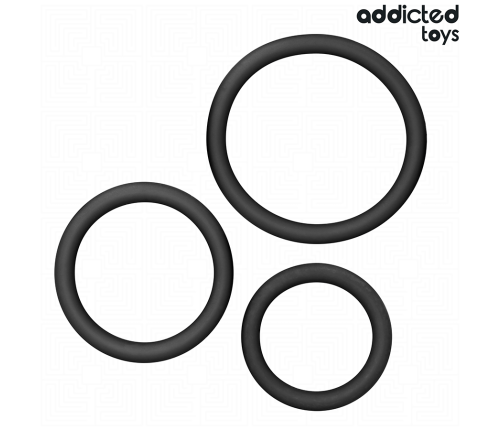 ADDICTED TOYS - SET OF SILICONE RINGS MODEL 2
