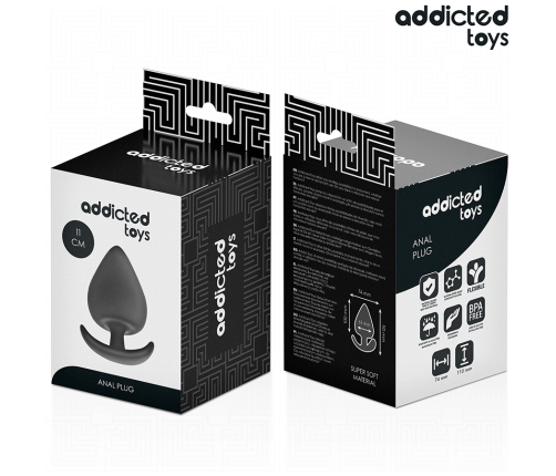 ADDICTED TOYS - ANAL PLUG SILICONE SIZE XXL 11 CM