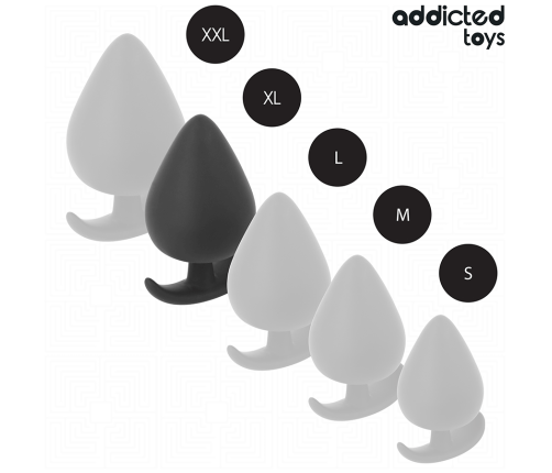 ADDICTED TOYS - PLUG ANAL SILICONA TALLA XL 9.5 CM