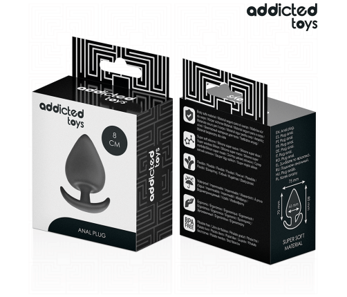 ADDICTED TOYS - ANAL PLUG SILICONE SIZE L 8 CM