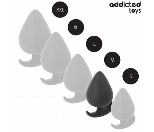ADDICTED TOYS - ANAL PLUG SILICONE SIZE M 6.6 CM