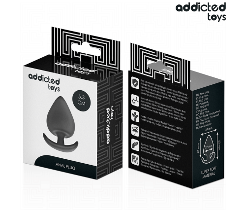 ADDICTED TOYS - ANAL PLUG SILICONE SIZE S 5.3 CM