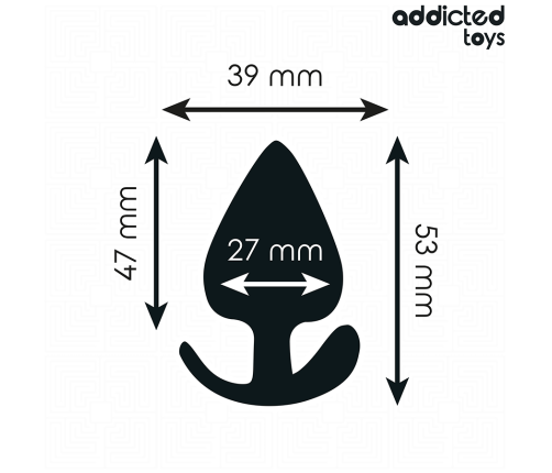 ADDICTED TOYS - ANAL PLUG SILICONE SIZE S 5.3 CM